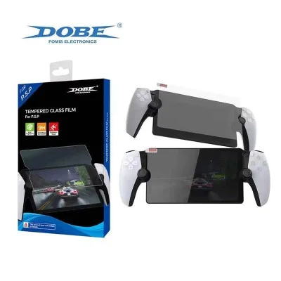 Dobe TP5-3576 Anti-Scratch HD Transparent Glass Film For PS 5 Portal Screen